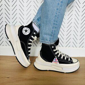 Rare Converse Run Star Legacy CX Hi Platform 7 Women Shoes Sneaker Black A00869C